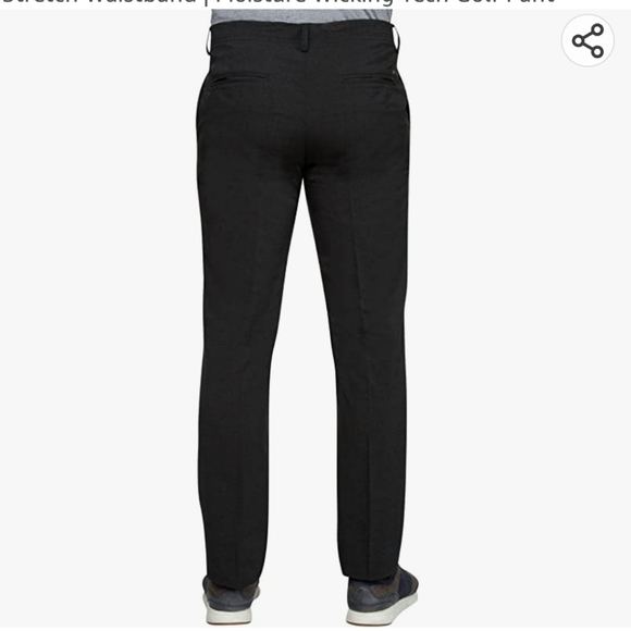 Greg Norman Men's Performance Classic Pant - Picture 4 of 5